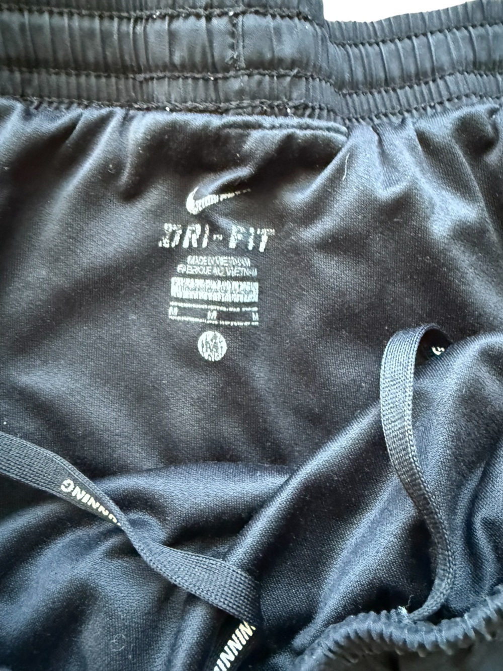 Nike Dri-FIT Running Shorts Women's Medium Black Athletic Gym Workout Activewear - Picture 3 of 3
